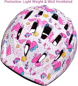 LEPESFON Kids Bike Helmet Toddler Adjustable Skateboard Scooter Cycle 48-54CM view 4