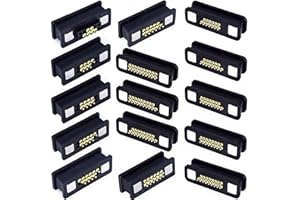 1Pair 6P/7P/8P/9P/10P/11P/12P/13P/14P/15P/16P/17P/18P/19P/20P Magnetic Pogo Pin Connector,DC Power Male+Female Socket Charge 