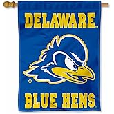Delaware Blue Hens Double Sided House Flag