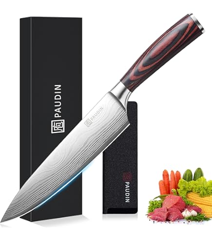 Amazon.com: Zennish 8 Inch Chef Knife, Super Sharp Kitchen Knife