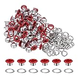 HARFINGTON 100PCS Grommets Eyelets 1/4 Inch