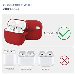 Brujula Case for AirPods 4 Case Silicone Protective