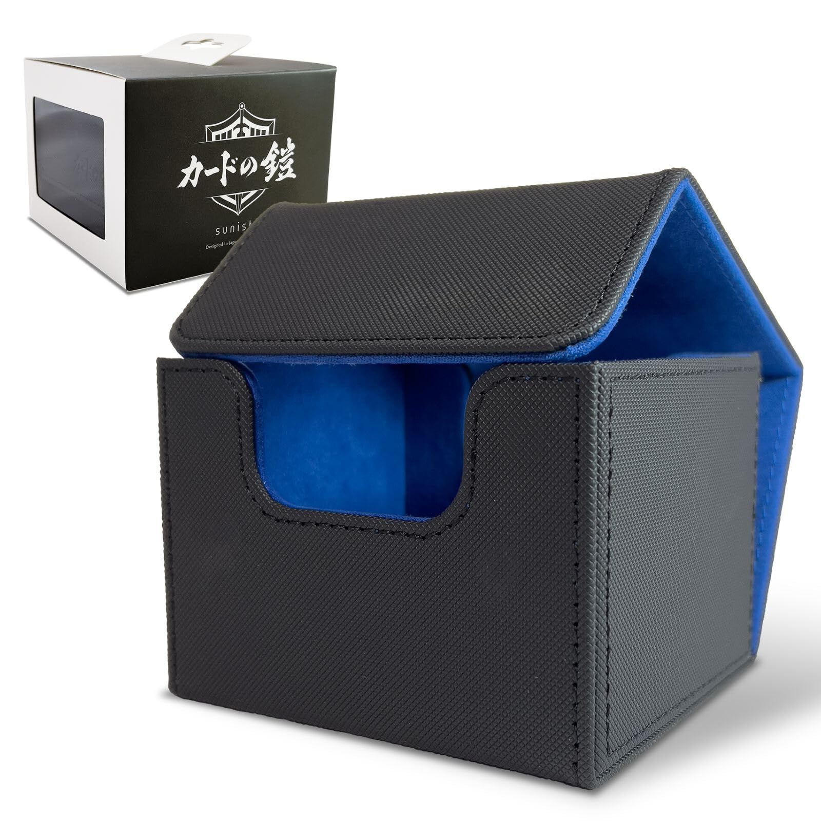 カードの鎧 デッキケース 150枚【入れやすいサイドイン】 トレカケース ポケカ ワンピ デュエマ 対応 ブルー sunista商品画像