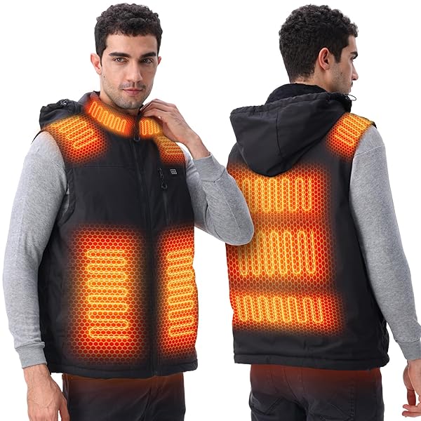 JURMICKEY HEATED VEST FOR MEN WOMEN, 2024 UPGRADED...