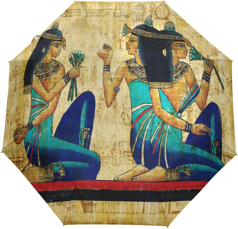 KUWT Vintage Ancient Egyptian Parchment Compact Travel