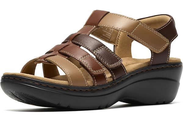 Clarks womens Merliah 2 Ruby Wedge Sandal