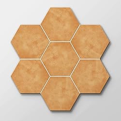 Alwayspon 24Pcs Hexagon LVT Flooring Peel and Stick