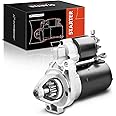 A-Premium Starter Motor Compatible with MG MGB 1968-1980 L4 1.8L, 12V 1.1KW 10 Teeth Clockwise, Replace# 70AB11000EB, 0986020021