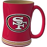 NFL Sculpted Relief Mug, 14-Ounce