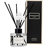 CULTURE &amp; NATURE Reed Diffuser Set 4oz (120ml) Clean Cotton Scented Diffuser with Sticks Home Fragrance Reed Diffuser for Bathroom Shelf Decor