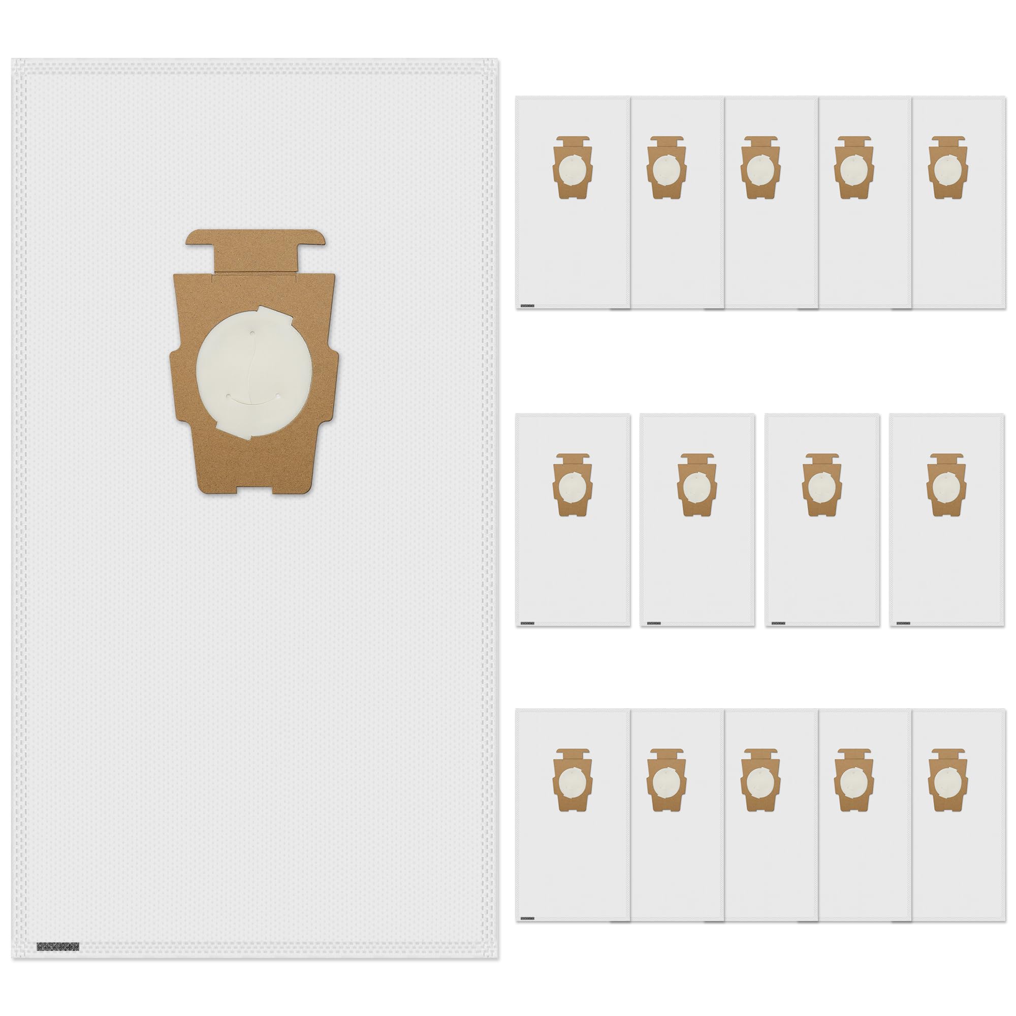 Photo 1 of 15 Pack 204814 Vacuum Bags Replacement for Kirby, Micron Magic Plus HEPA Filter Bags Compatible with Kirby Avalir/Sentria/Ultimate G Series Replaces F-Style & Twist-Style 204811 205811 204808