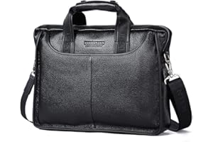 BOSTANTEN Leather Briefcase Handbag Messenger Business Bags for Men