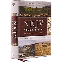 NKJV Study Bible, Hardcover, Burgundy, Full-Color, Comfort