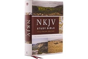 NKJV Study Bible, Hardcover, Burgundy, Full-Color, Comfort Print: The Complete Resource for Studying God’s Word