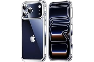 Mkeke for iPhone 17 Pro Max Case Clear, [Not Yellowing] [Military-Grade Drop Protection] Protective Clear for Apple 17 Pro Max Case with Shockproof Bumper 2025