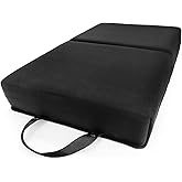 Coloch Extra Thick Keeling Pad, Black Soft Foam Garden Kneeling Cushion Waterproof Bath Kneeler Foldable Knee Mat for Planting Work, Baby Bath, Camping, Car Repairing, Protecting Knees