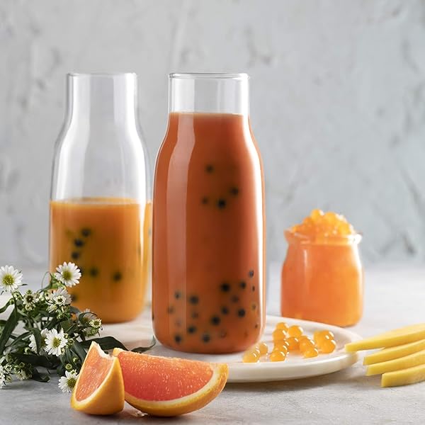 BREXONIC POPPING BOBA PEARLS BURSTING TEA BALLS DRINK & DESSERT TOPPING STRAWBERRY MANGO BLUEBERRY PASSION FRUIT FLAVORED BUBBLE TEA TAPIOCA PEARLS (MANGO, 2 LB 1 PACK)