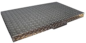 Griddle Cover, Diamond Plate Aluminum, for 28-inch Blackstone Griddle