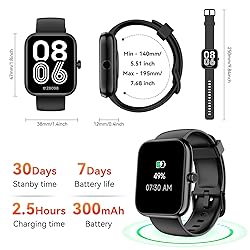 Smart Watch with Alexa Built-in, 1.83" HD