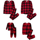 The Children's Place Family Matching, Plaid Waffle 2 Piece Pajama Sets