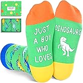 Zmart Dinosaur Gifts Socks - Dino Socks Ideas for Girls Boys Kids Ages 7-10