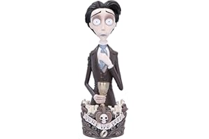 Nemesis Now Corpse Bride Victor Bust 31cm, Resin, Officially Licensed Corpse Bride Merchandise, Victor Bust Ornament, Detaile