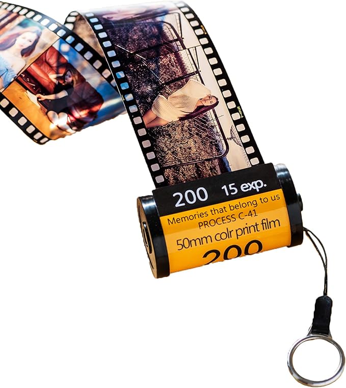 15 Photos keychain film roll PLUS, film keychain PLUS at Amazon Women’s