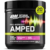 Optimum Nutrition Amped Pre-Workout Powder, Berry Fusion, 12.69 Oz | Pre-Workout with L-citrulline, Beta-Alanine, Electrolytes, Nootropic blend with 300mg of Caffeine &amp; Neumentix(r), Zero Sugar