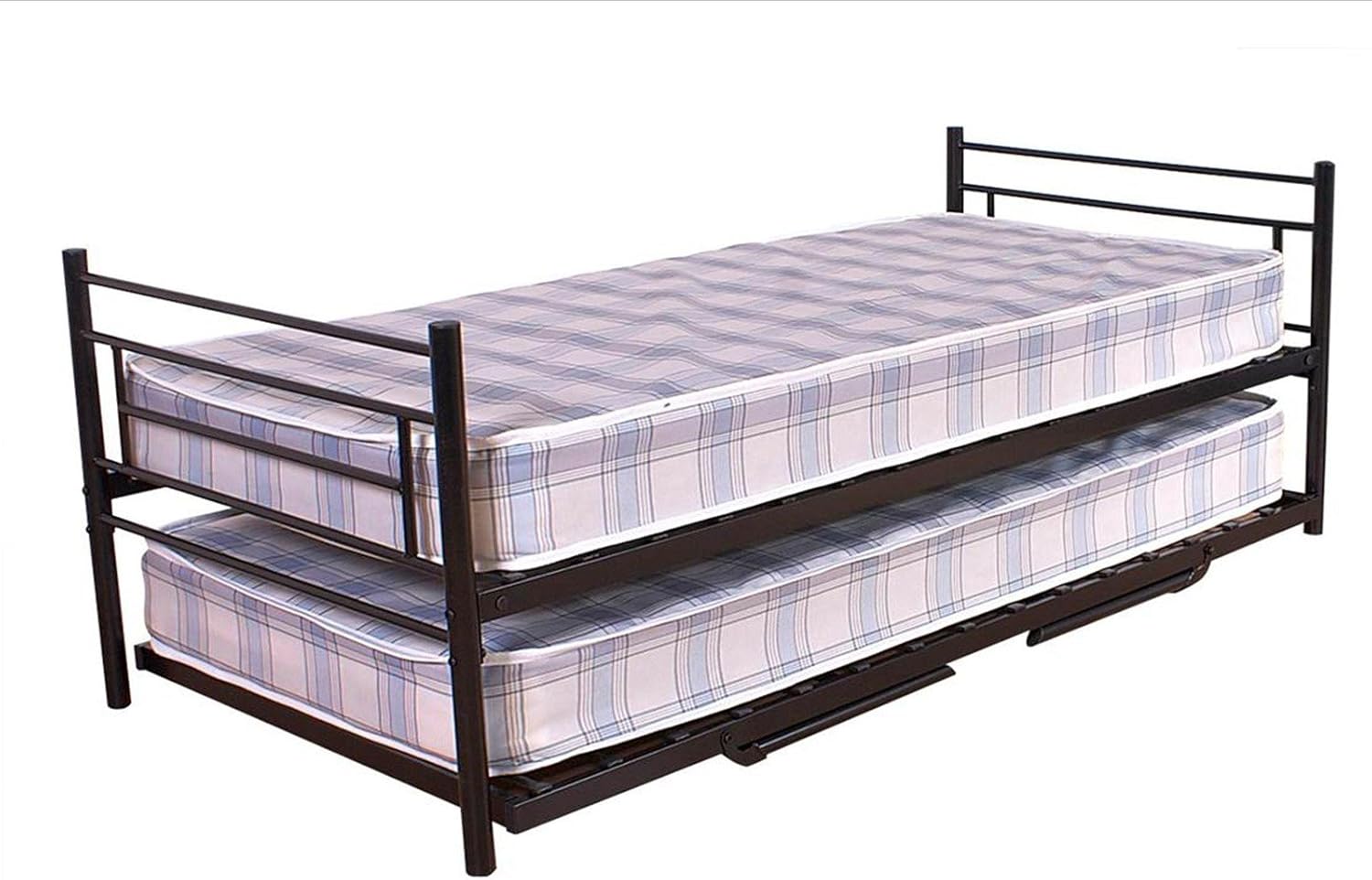 Guest Pull Out 3FT Single Trundle Bed Frame (Black) Amazon.co.uk