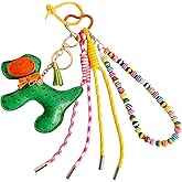 QTKJ Keychain for Women, Bag Charm, Hand-Woven Nylon Rope Key Chain, Aesthetic Keychain, Bag Accessories Charms for Handbag, Backpack(Style 85