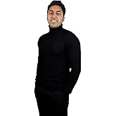 Cashmere Boutique 100% Pure Cashmere Turtleneck Sweater Men - Pullover, Slim Fit, Soft and Warm Long Sleeve Sweater