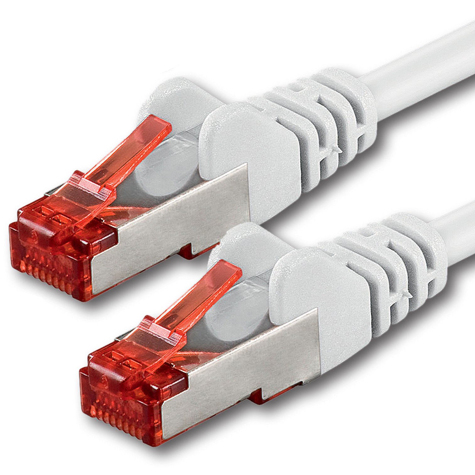 1aTTack.de 1x 3 meter - Cat 6 network cable patch cable Cat6 RJ45 SFTP - white