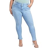 YMI Womens YMI Jeans Women´s Plus 3 Wannabettabutt Mid-Rise Skinny