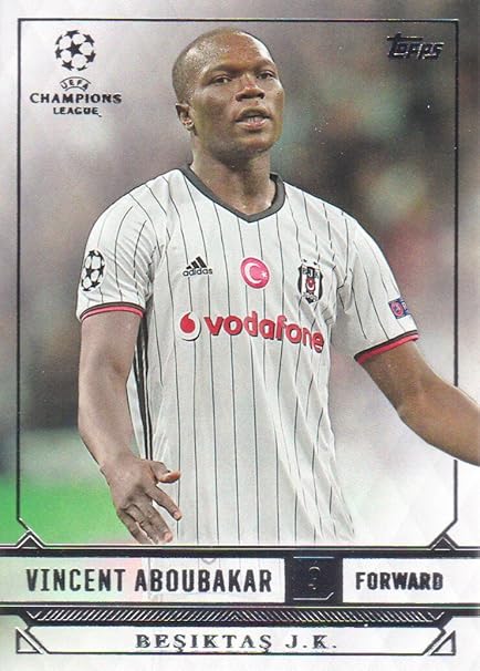 2016 17 Topps Uefa Champions League Showcase 22 Vincent Aboubakar Besiktas J K At Amazon S Sports Collectibles Store