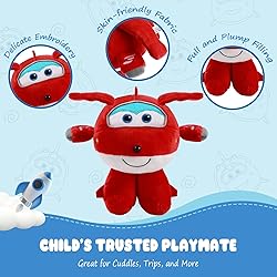 Super Wings 7" Dizzy Plush Toys, Soft Cuddly