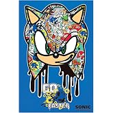 Pyramid America Sonic Poster - (24 x 36-inch) - Perfect Sonic, The Hedgehog, Poster for Room Decor, Home Decor, and Wall Decor - Iconic Sonic, Go Faster Graffiti, Wall Art