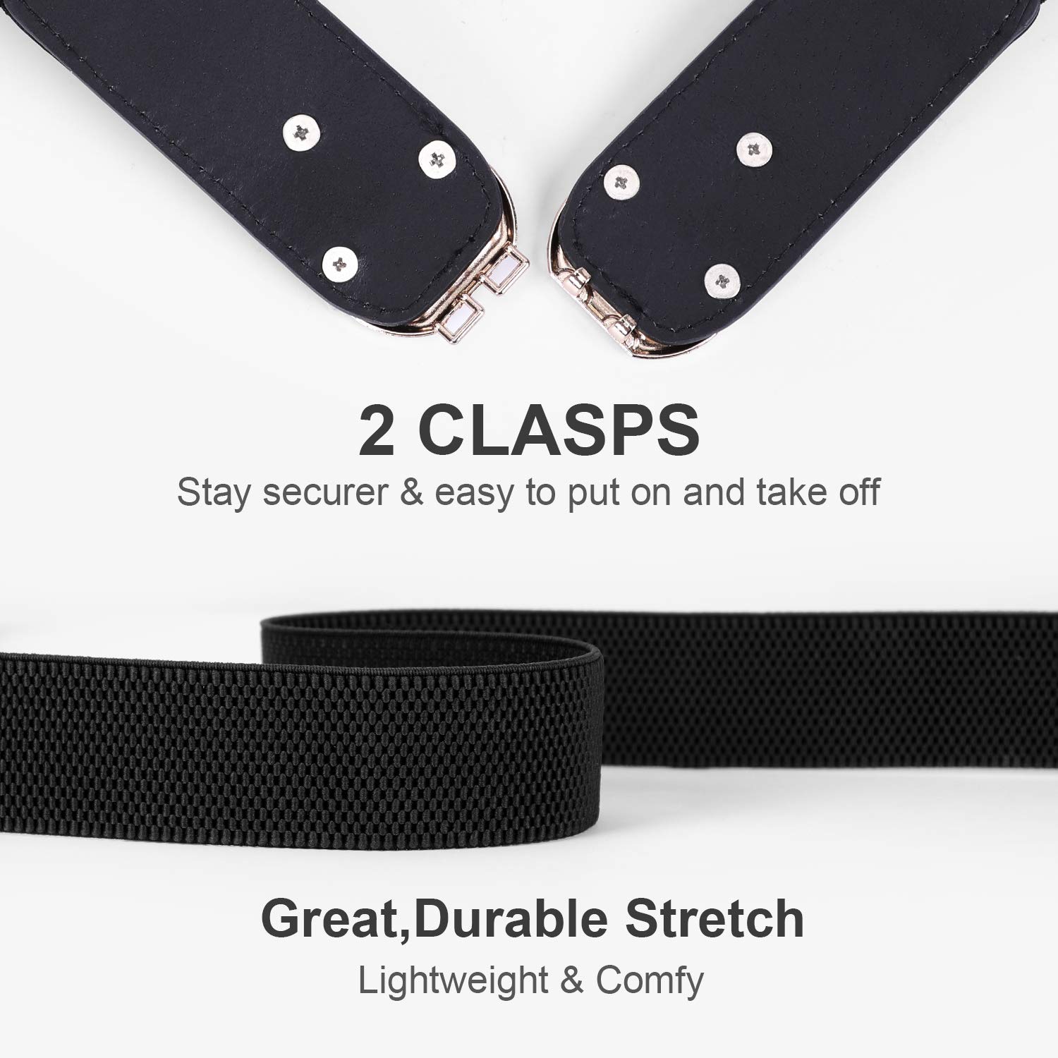 Cinch Elastic Belts for Women Ladies Stretch 1.5\