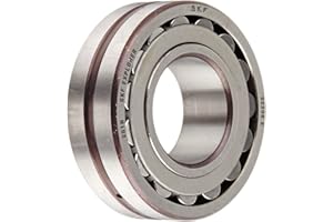 SKF 22206 E Explorer Spherical Roller Bearing, Straight Bore, Standard Tolerance, Steel Cage, Normal Clearance, Metric, 30mm 