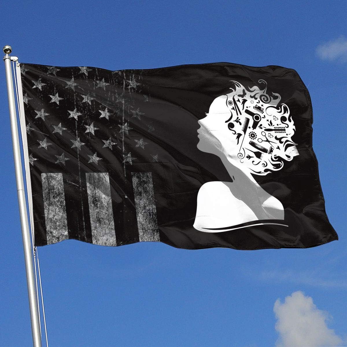 Amazon Com A13udq Outdoor Flags Worn Out Usa Flag Hairdresser