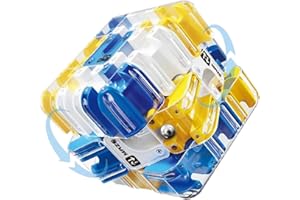 KTRCU 3D Cube Puzzle with Ball Track, Brain Teaser Logic Toy for Kids & Adults, Handheld Twist Challenge Cube for Spatial Reasoning, Focus & Problem-Solving, Birthday Gift for Boys Girls 8-12