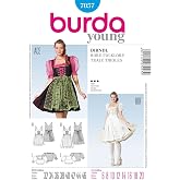 Burda Sewing pattern, 7057 - Folklore Dress, Young