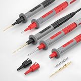 Cleqee Multimeter Test Leads Kit 4mm Banana Probes 1m with Replacable Tips view 7