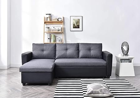 Bestmobilier Soho Canape D Angle Reversible Convertible