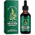 Generic Mullein Leaf Extract - Lung Aid & Purifier - Respiratory Support & Gentle Lung Cleanse - Healthy Breathing - Natural & Safe - Fast Absorption - Vegetarian - 60ml, 1 Month Supply