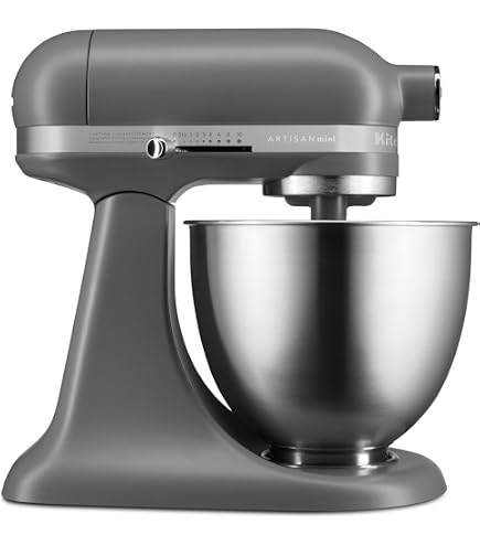 Amazon.com: KitchenAid KSM3316XBK Artisan Mini Stand Mixers, 3.5