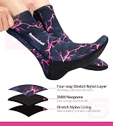 Summshall 3mm Neoprene Wetsuit Socks - Thermal Diving Socks for Men Women view 6