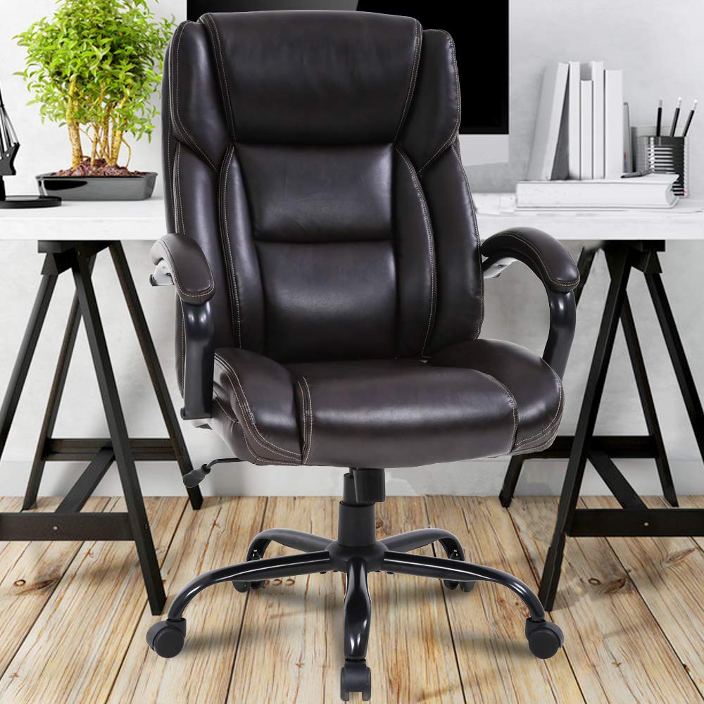 Big & Tall Executive Office Chair Heavy Duty 500LBS Computer Desk Chair