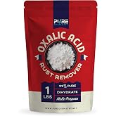 Ecoxall Oxalic Acid Fine Powder, 99% Pure, 1 lb (16 oz), Pack of 1 | Multi-Surface Rust and Water Stain Remover, Wood Bleach and Brightener for Decks, Hardwood Floors, and Furniture