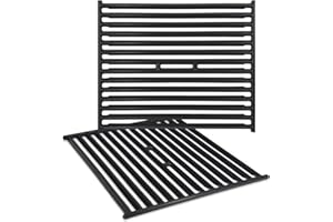 Hiorucet BBQ Grates Replacement for Broil-Mate,Broil King 64362, Signet 320, 9865-54, 9956-54, 9869-84r, 15" Heavy Duty Cast 