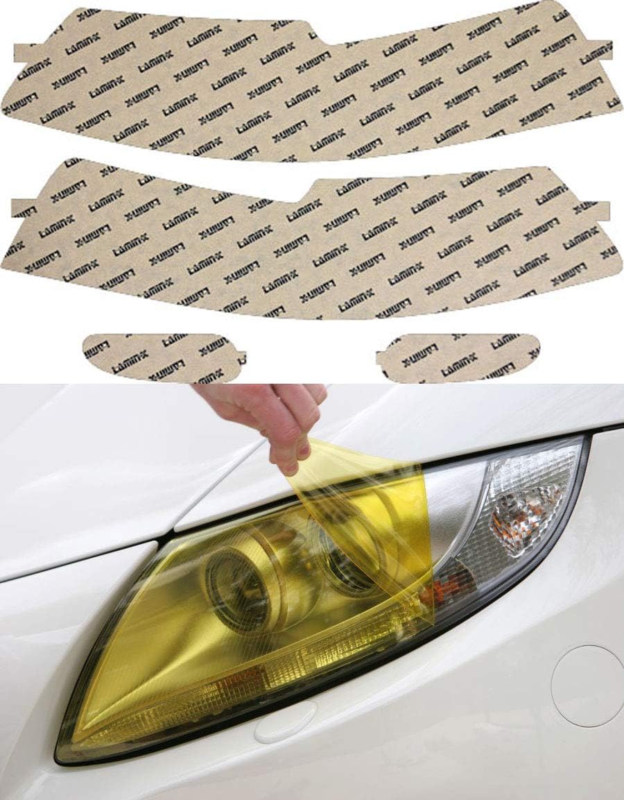 1968 mustang tail light bezels on Amazon Com Lamin X Custom Fit Yellow Headlight Covers For Ford Mustang Gt 99 04 Automotive